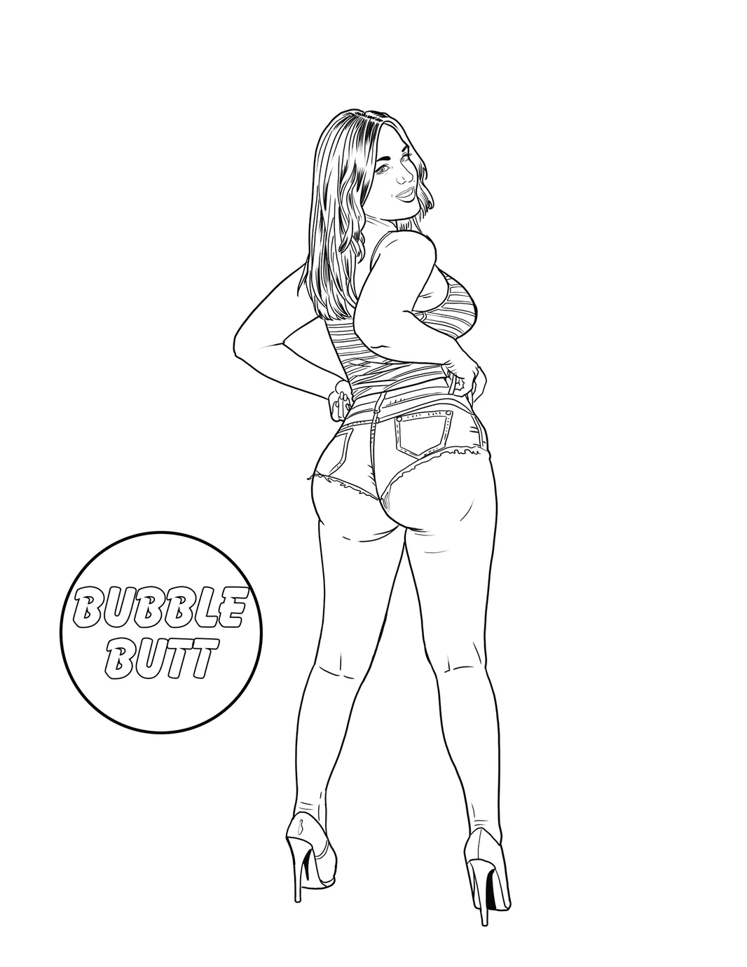 Sexy Butts Coloring Book - Image 2