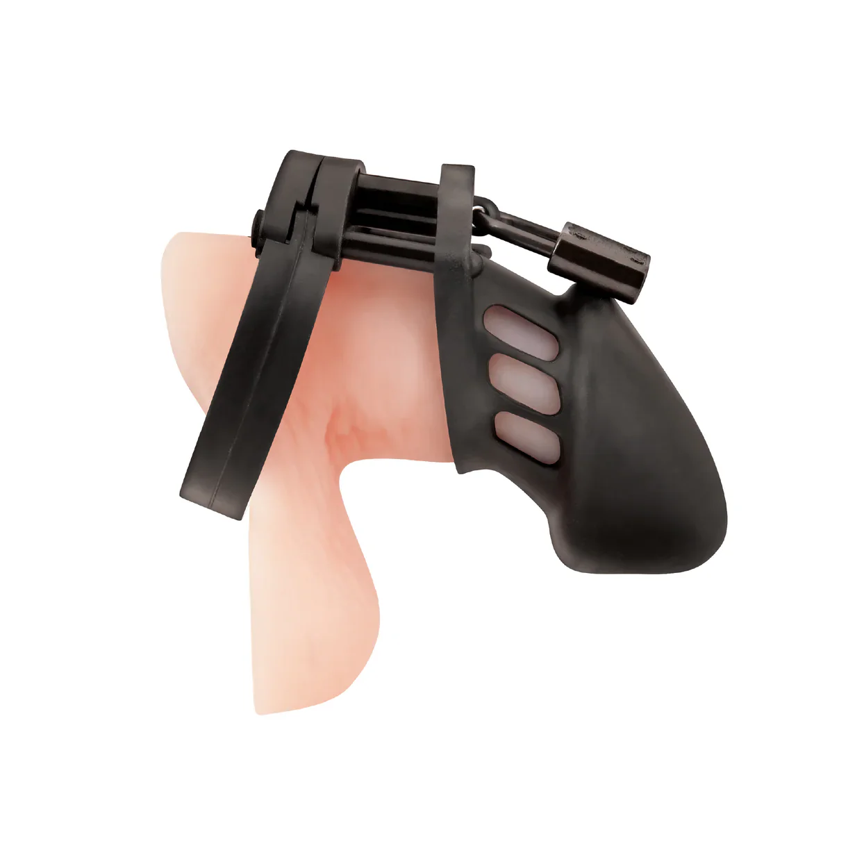 Silicone Chastity Cock Cage by Blue Line - Image 3
