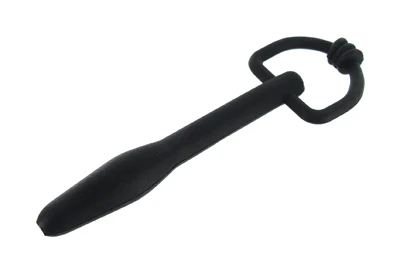 Silicone Cum-Thru D-Ring Penis Plug - Image 3
