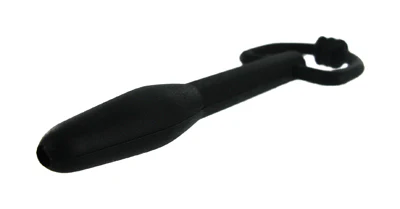 Silicone Cum-Thru D-Ring Penis Plug - Image 4