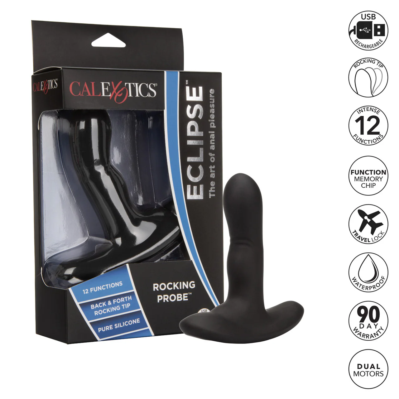 Silicone Wireless Rocking Probe Rechargeable Waterproof 3.5in - Image 6