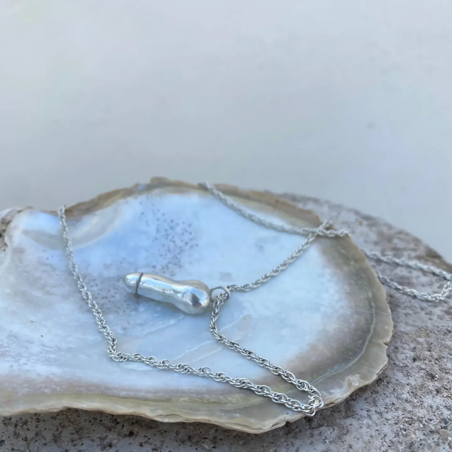 Silver Penis Charm Necklace by Gilty Boy - Image 2