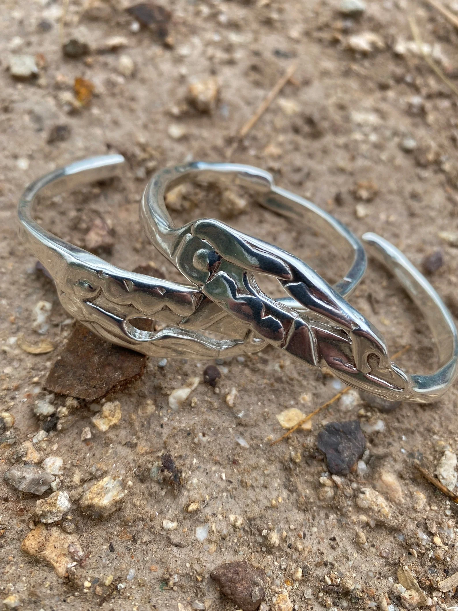 Silver Torso Cuffs by Gilty Boy - Image 3