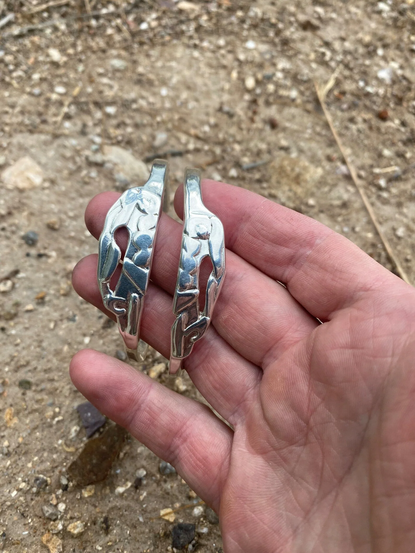 Silver Torso Cuffs by Gilty Boy - Image 5