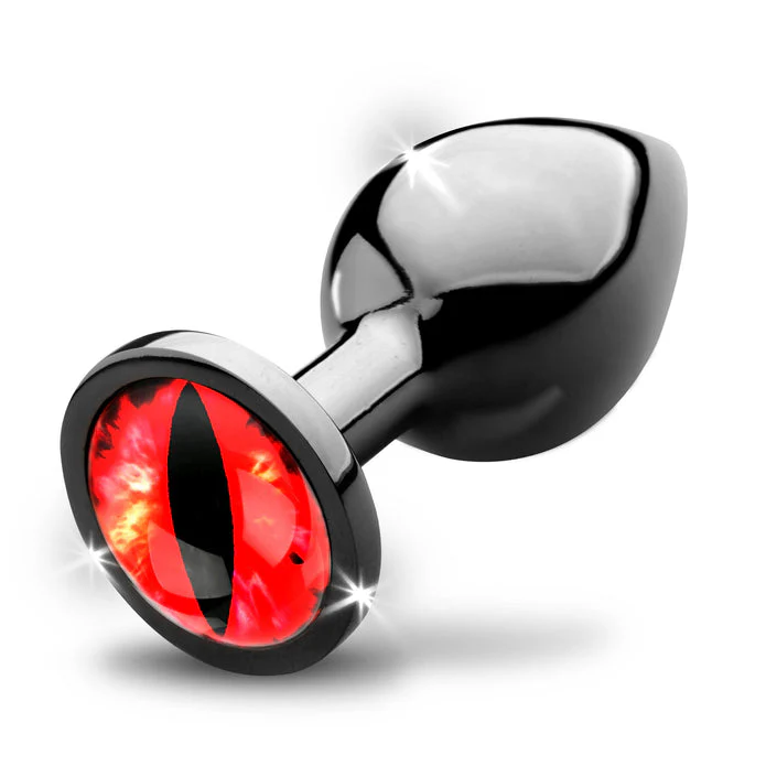 Sinister Eye Red Eye Metal Butt Plug - Medium - Image 5