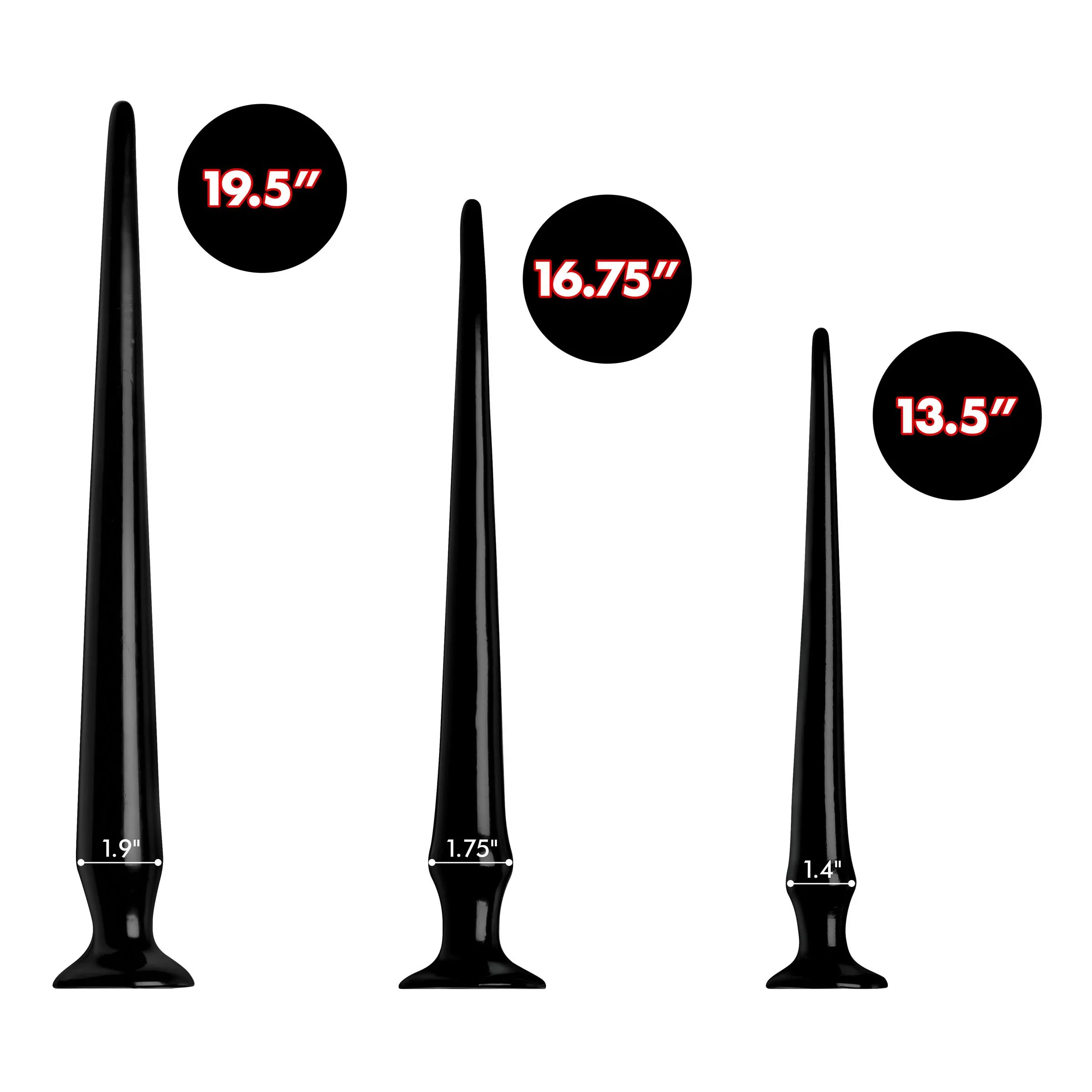 Slim Tapered Anal Hose Trainer Set - Image 2