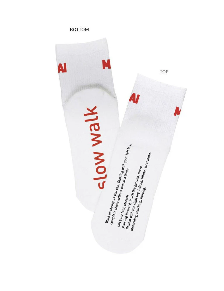 Slow Walk Socks by Marina Abramovic x Third Drawer Down - Image 3