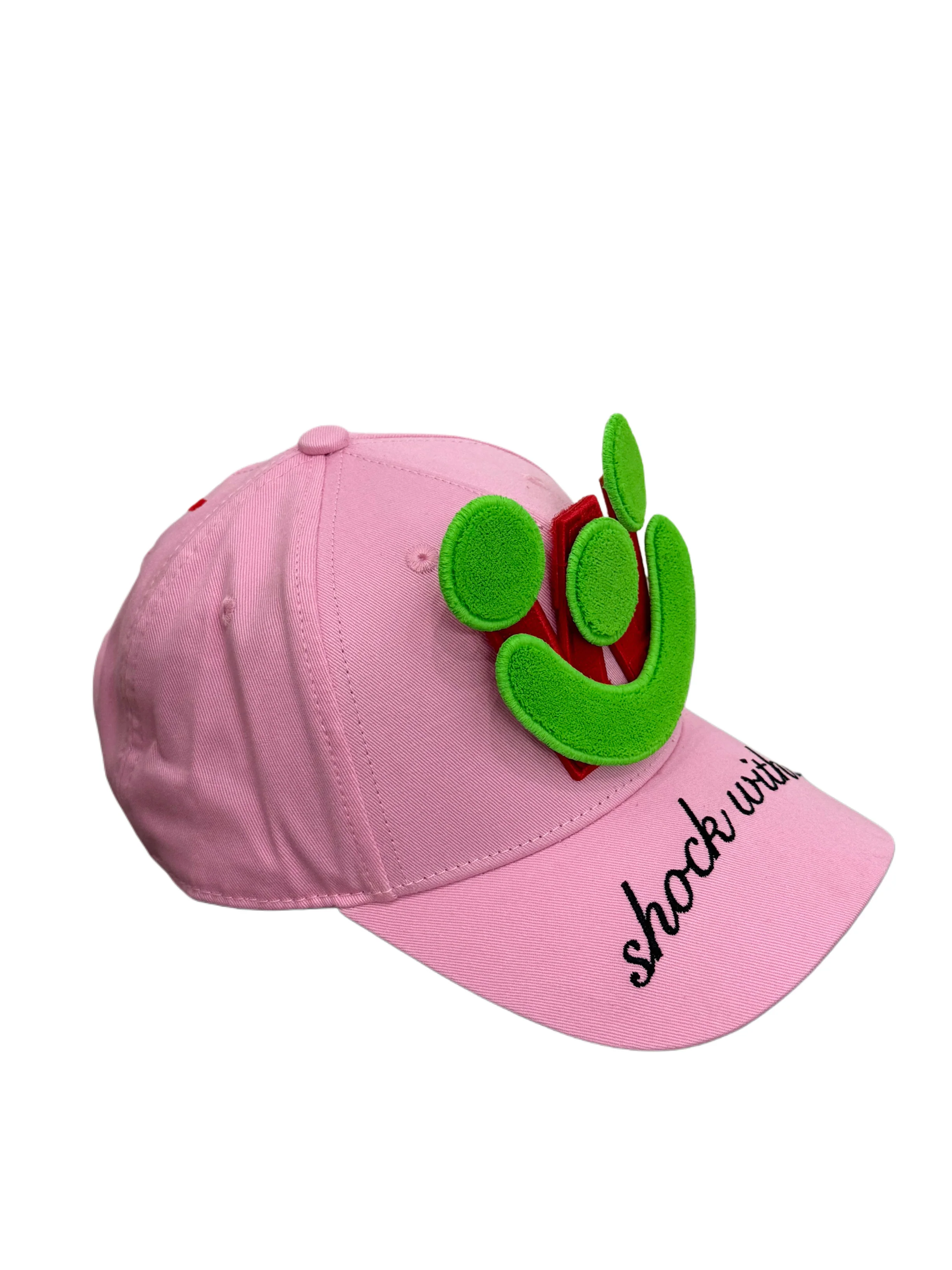 Smiley Cap in Pink by Walter van Beirendonck - Image 3