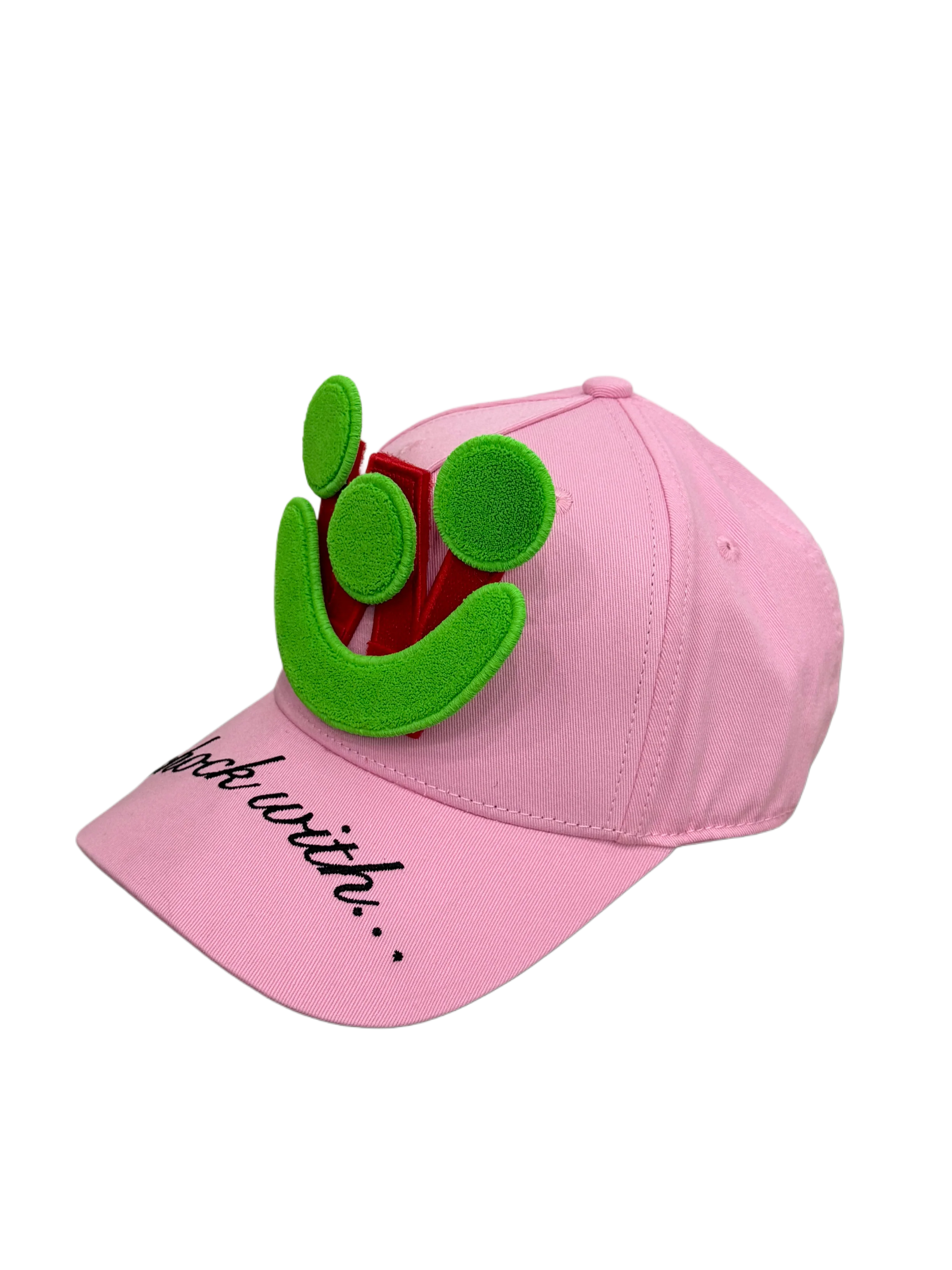 Smiley Cap in Pink by Walter van Beirendonck - Image 4
