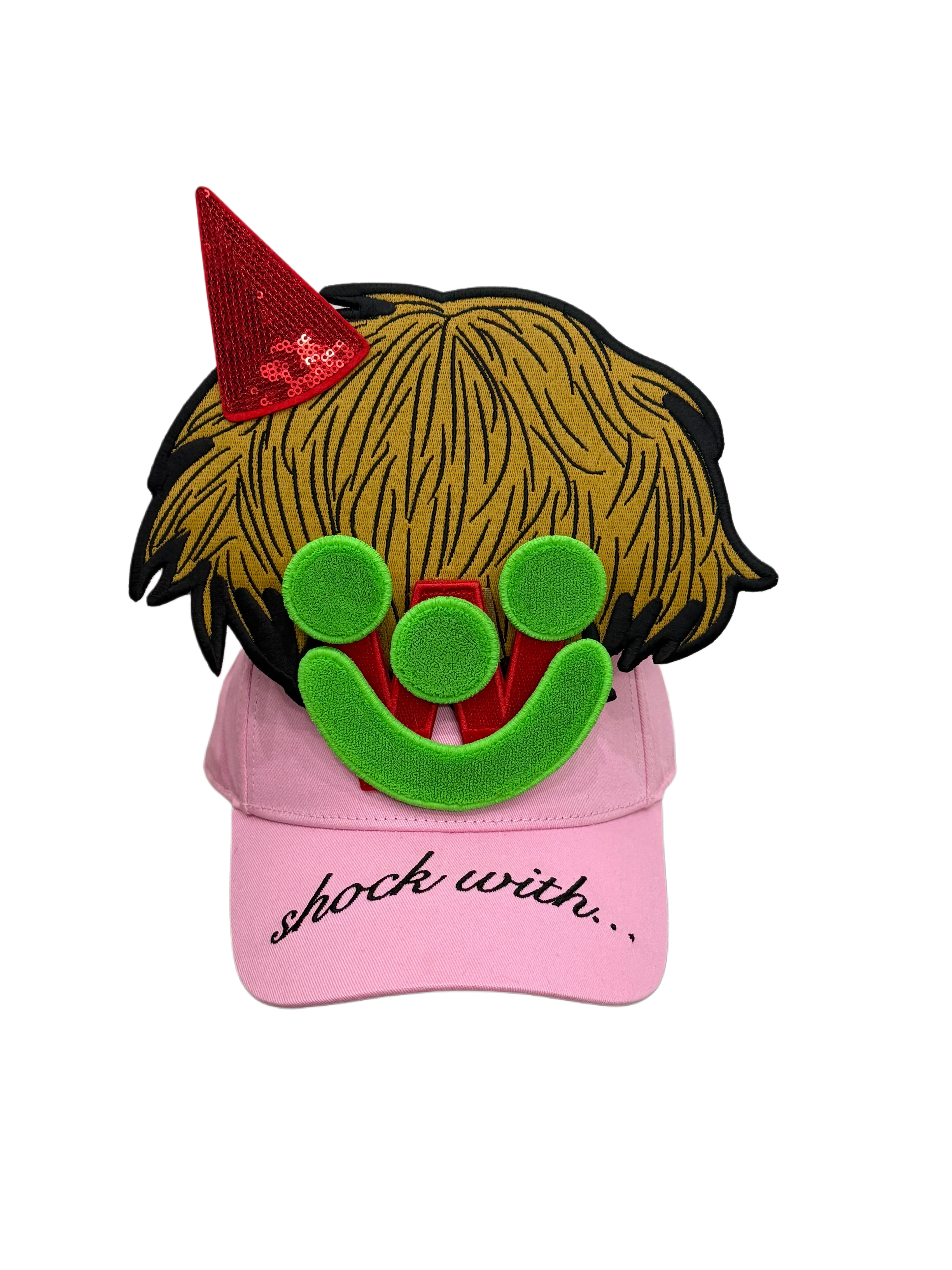 Smiley Cap in Pink by Walter van Beirendonck - Image 9