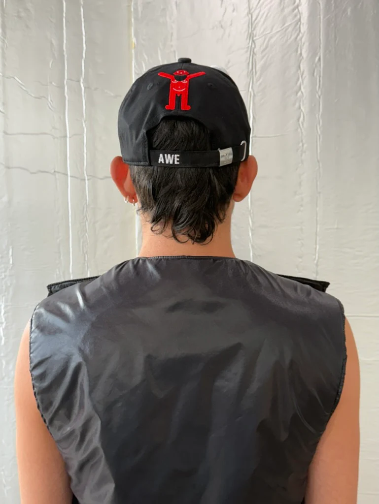 Smiley Cap in Black by Walter van Beirendonck - Image 11
