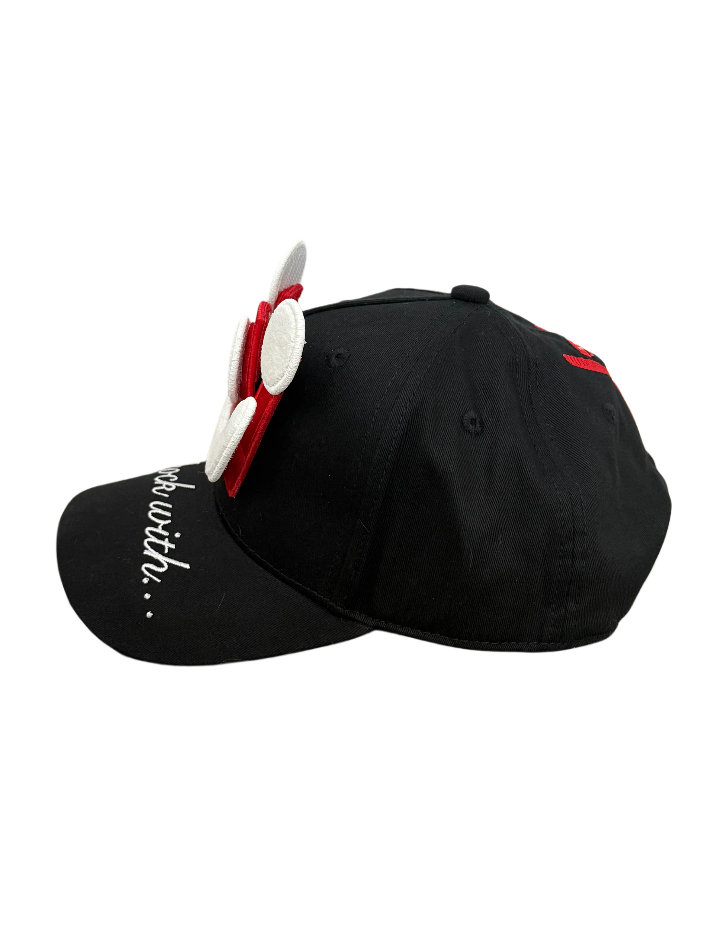 Smiley Cap in Black by Walter van Beirendonck - Image 4