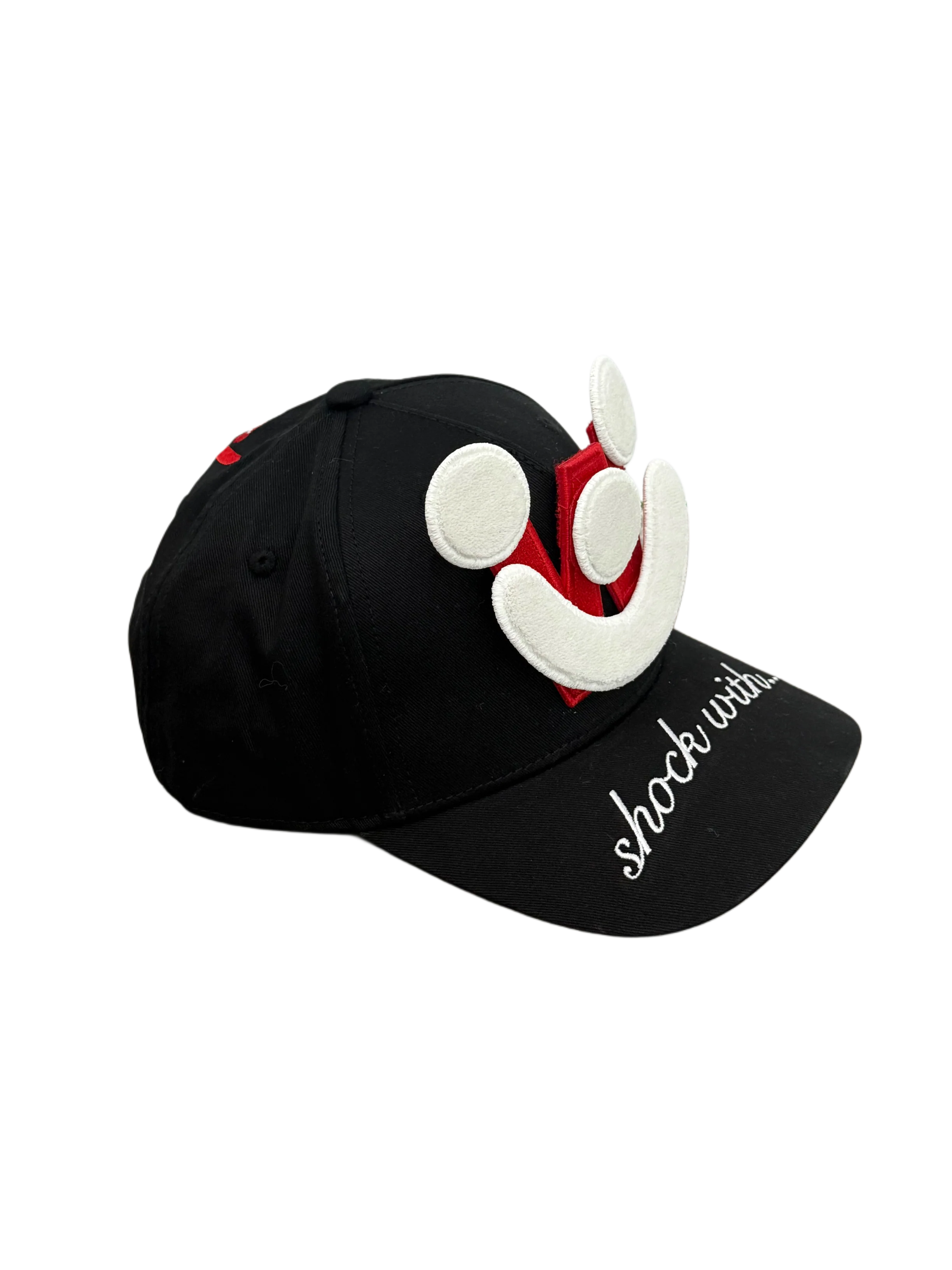 Smiley Cap in Black by Walter van Beirendonck - Image 5