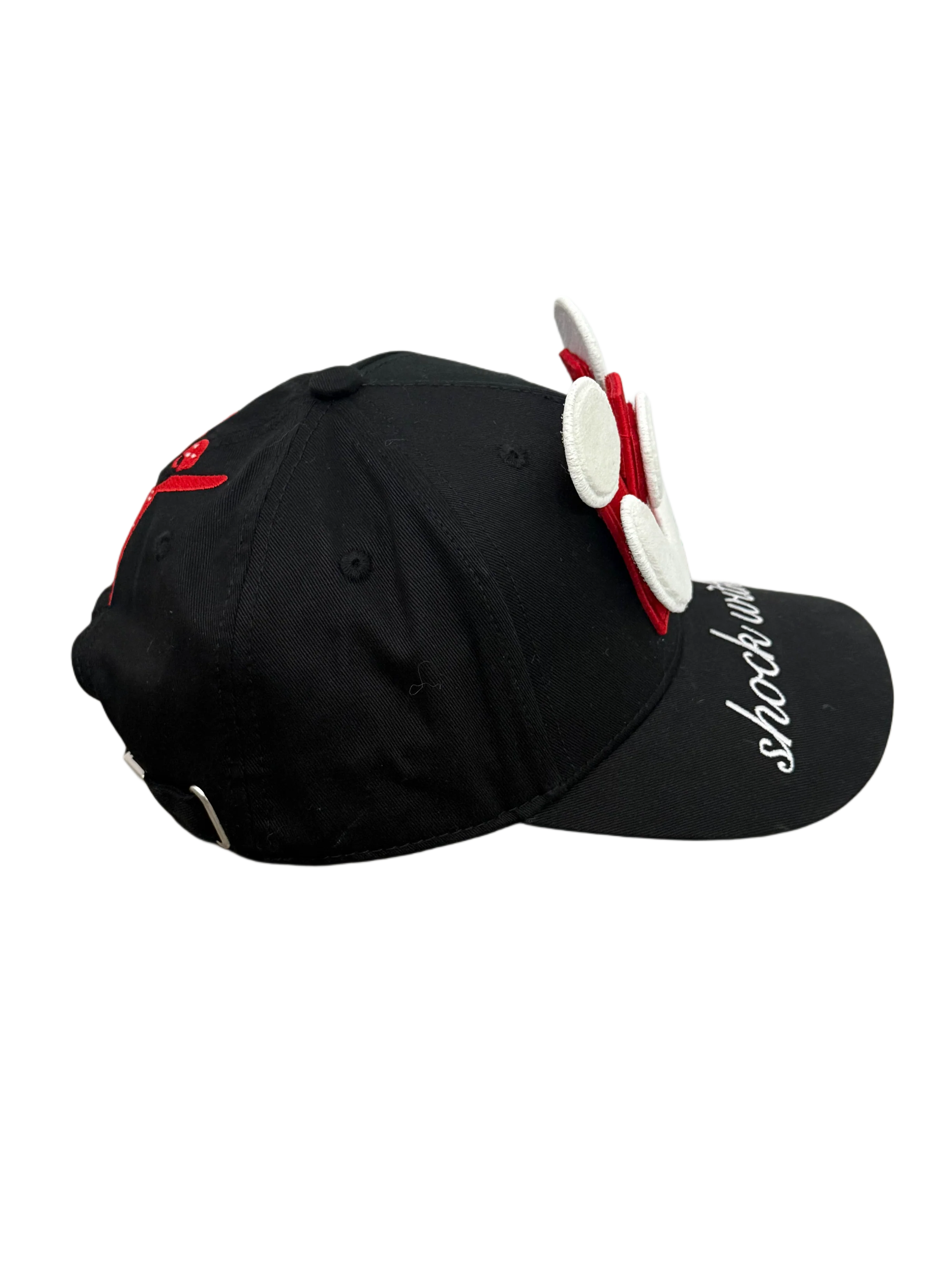 Smiley Cap in Black by Walter van Beirendonck - Image 6