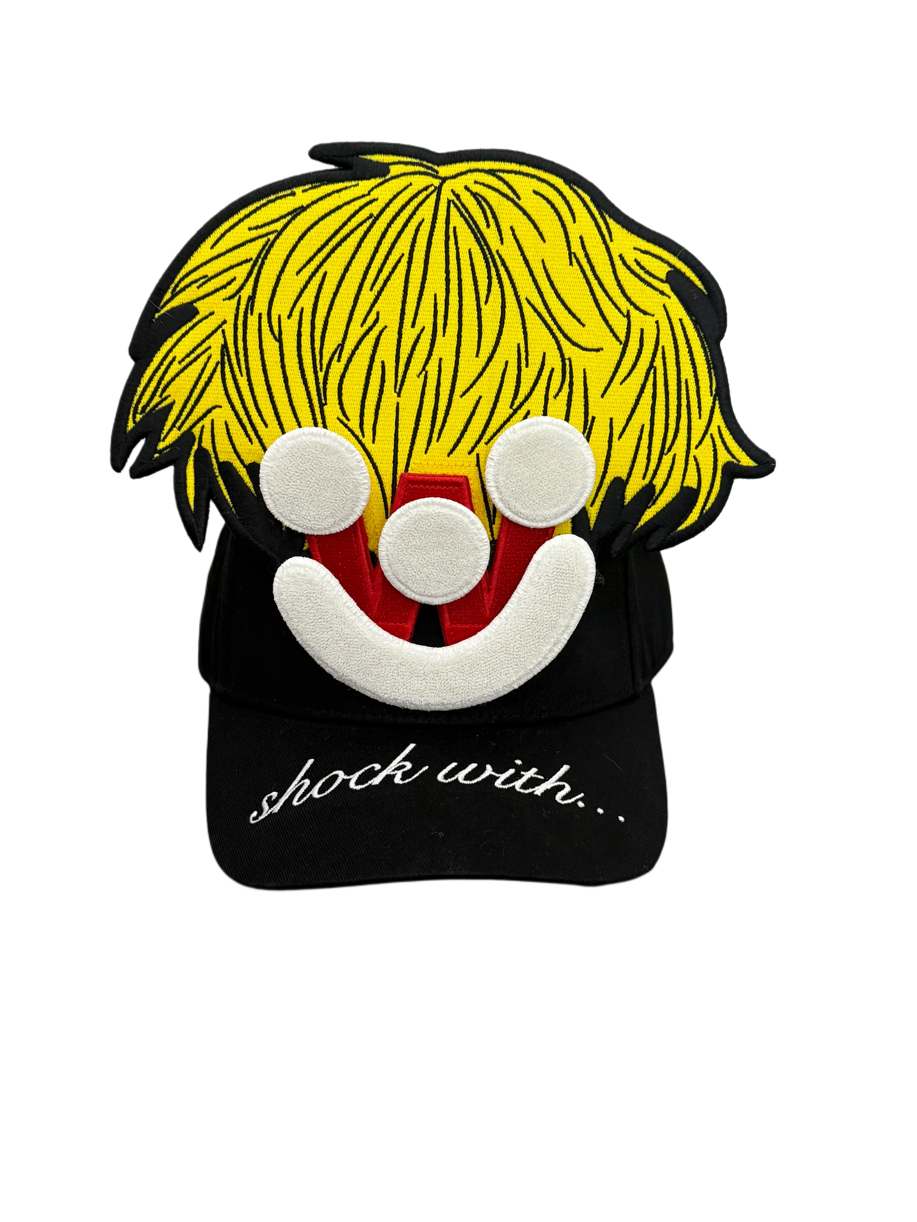 Smiley Cap in Black by Walter van Beirendonck - Image 8