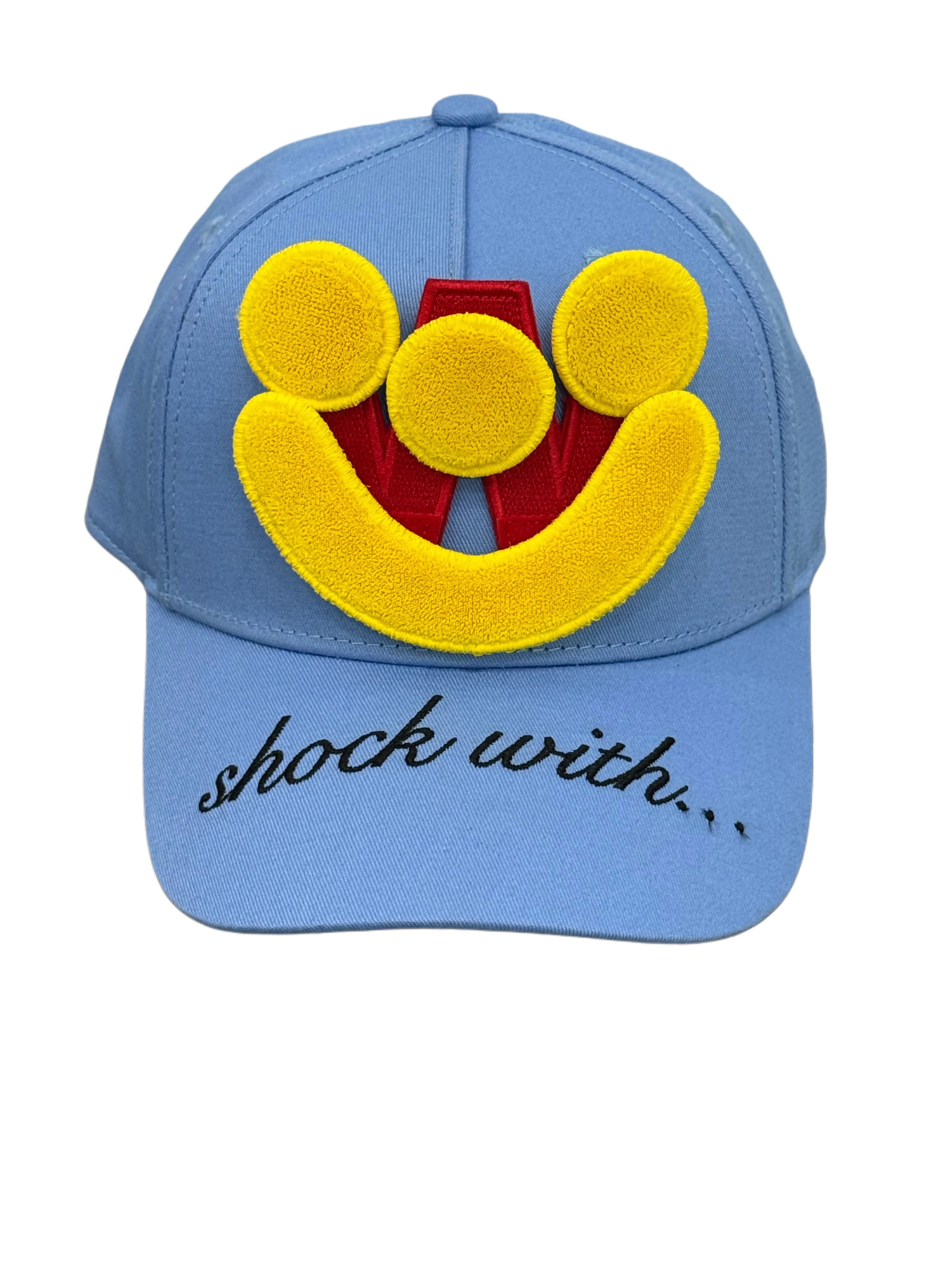 Smiley Cap in Placid Blue by Walter van Beirendonck - Image 2