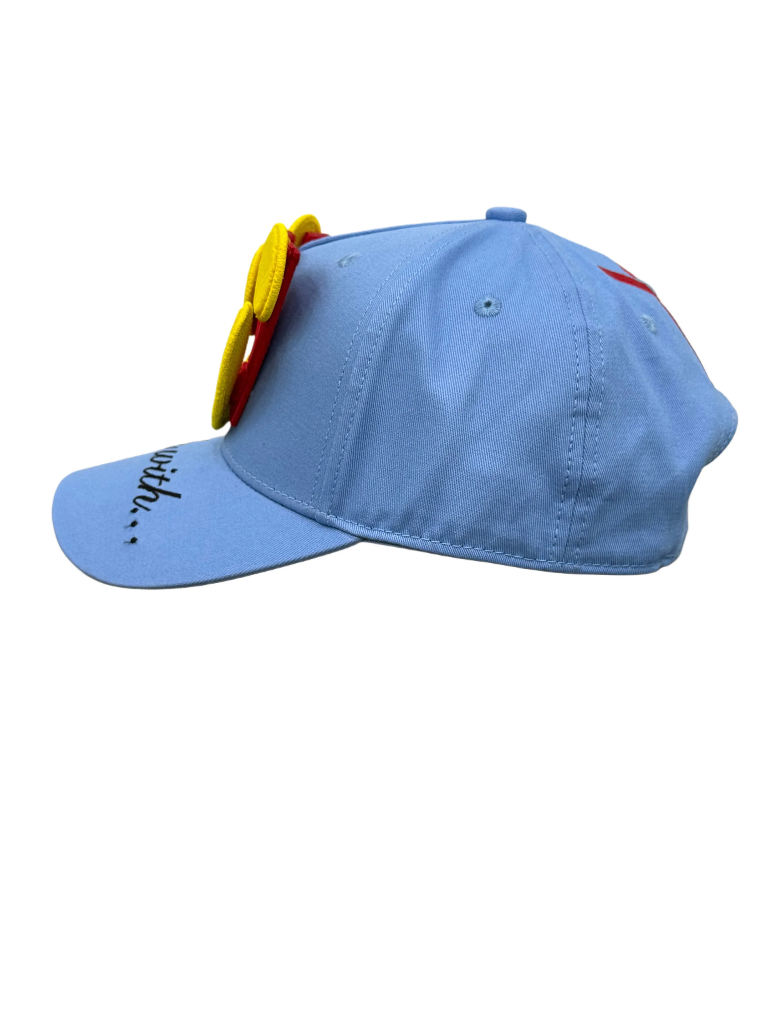 Smiley Cap in Placid Blue by Walter van Beirendonck - Image 3