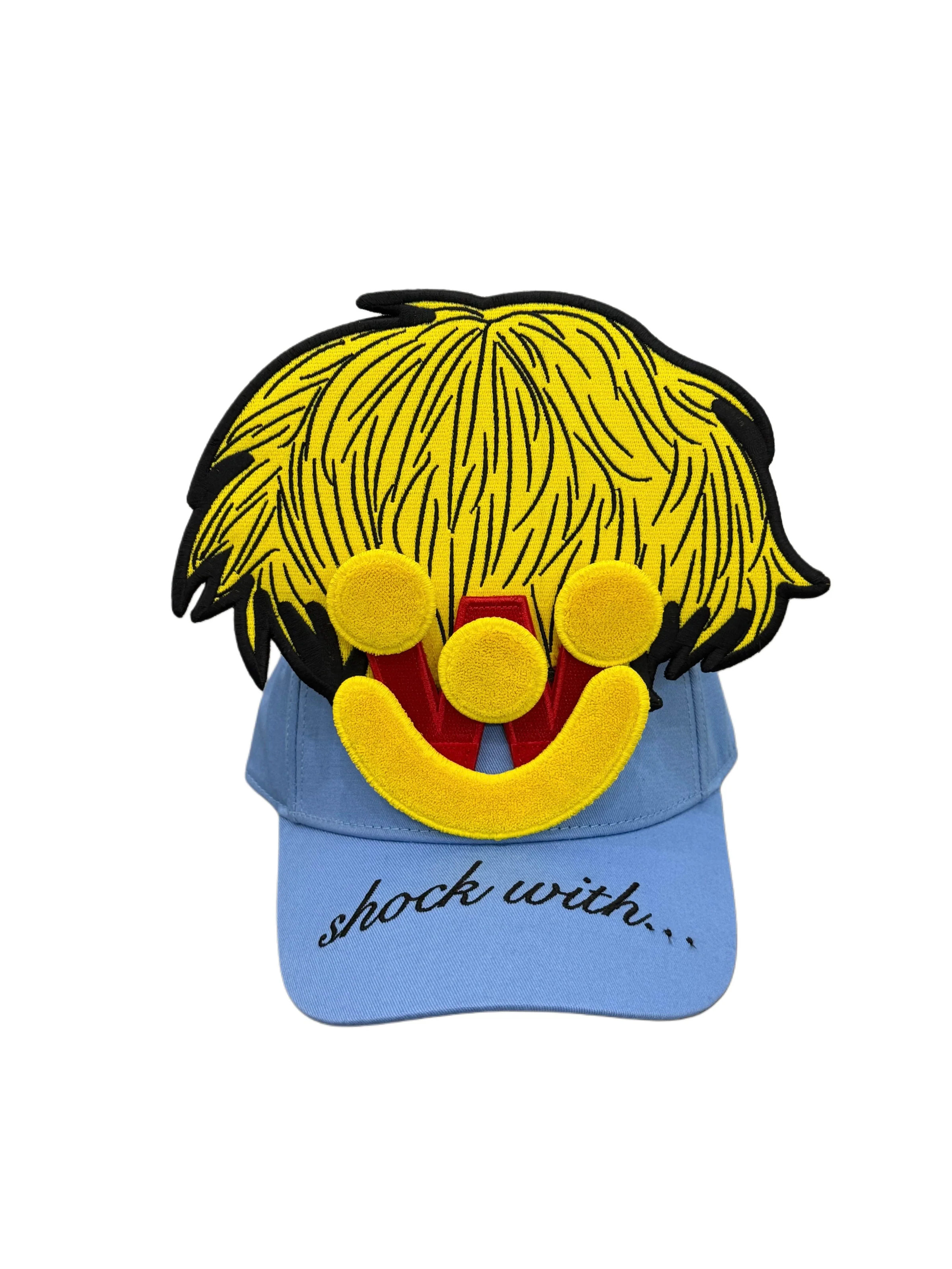 Smiley Cap in Placid Blue by Walter van Beirendonck - Image 8