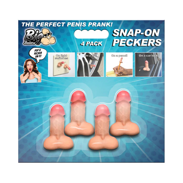 Snap-On Peckers 4 Pack by Big Ballers - Image 5