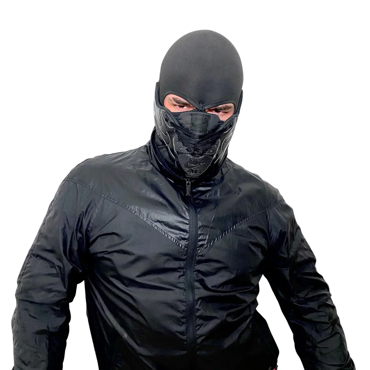 SNEAKERMASK AIRMAX 90 BLACK LEATHER MASK - Image 3