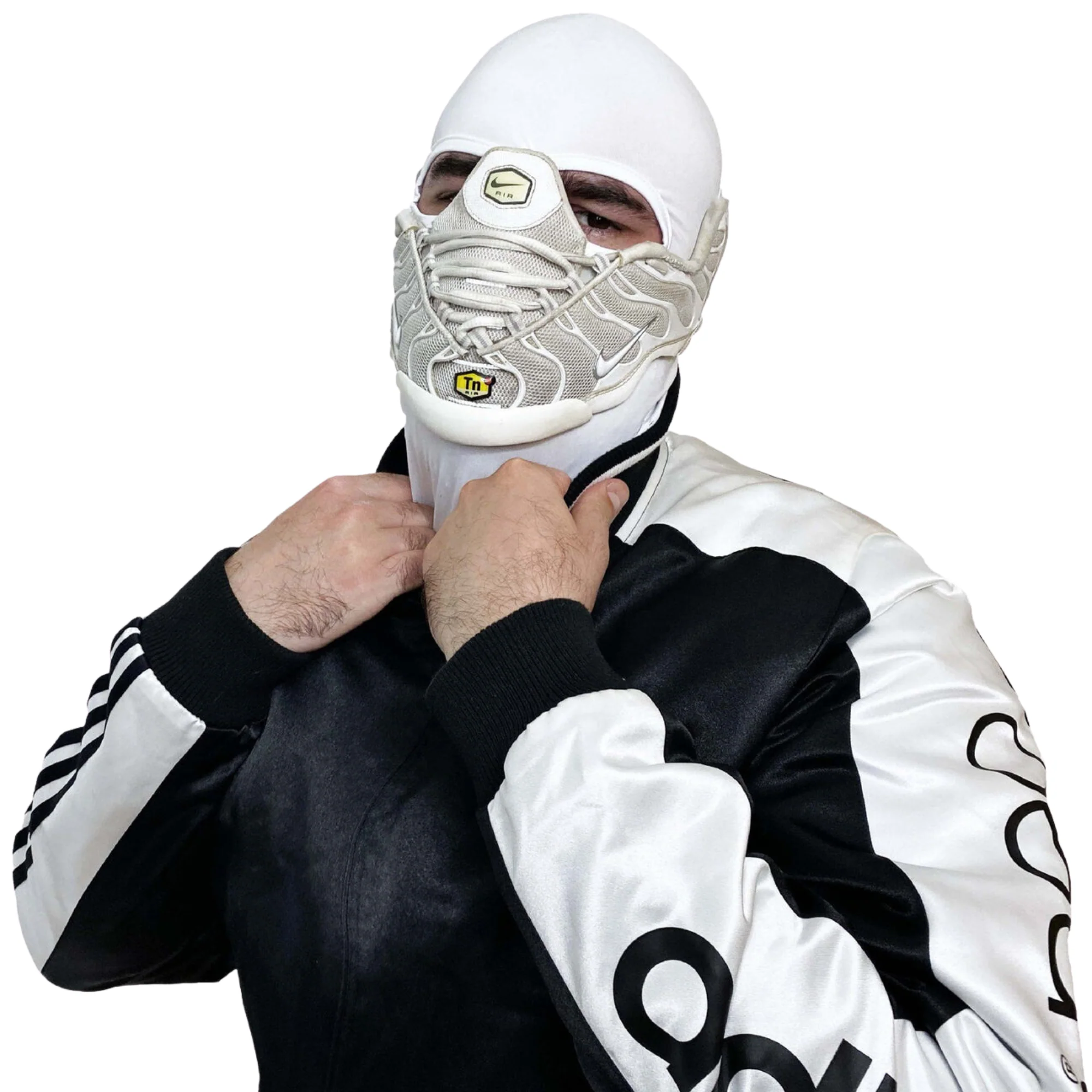 Air Max Tn Triple White Mask by SNEAKERMASK