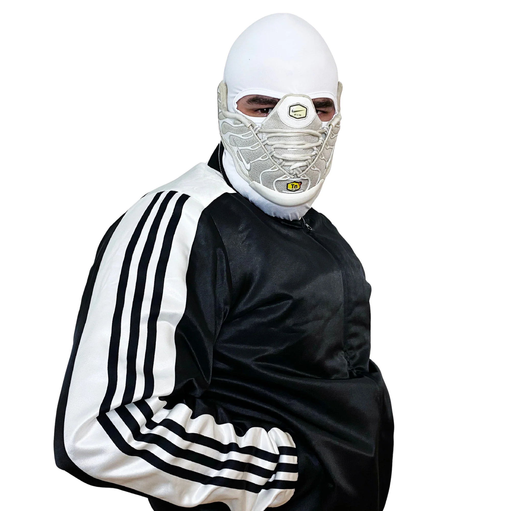 Air Max Tn Triple White Mask by SNEAKERMASK - Image 2