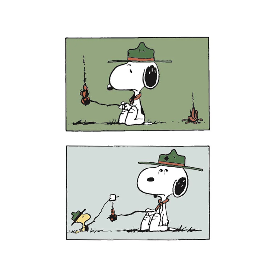 Snoopy Campfire Enamel Pin Set