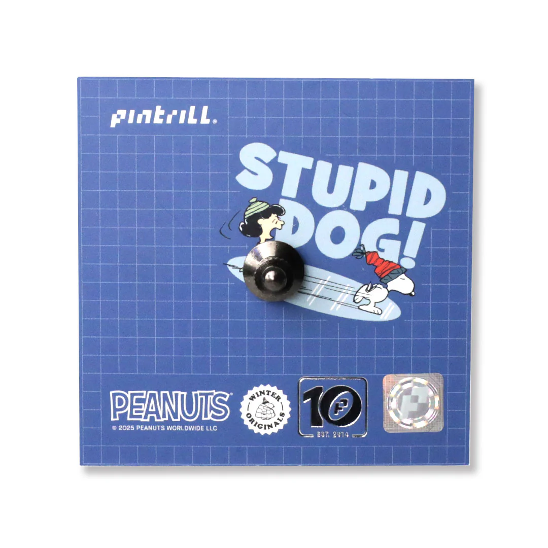Snoopy & Woodstock Red Puffer Pin Set - Image 3