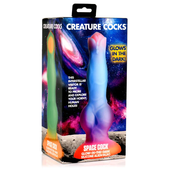 Creature Cock Space Cock Glow-In-The-Dark Silicone Alien Dildo - Image 5