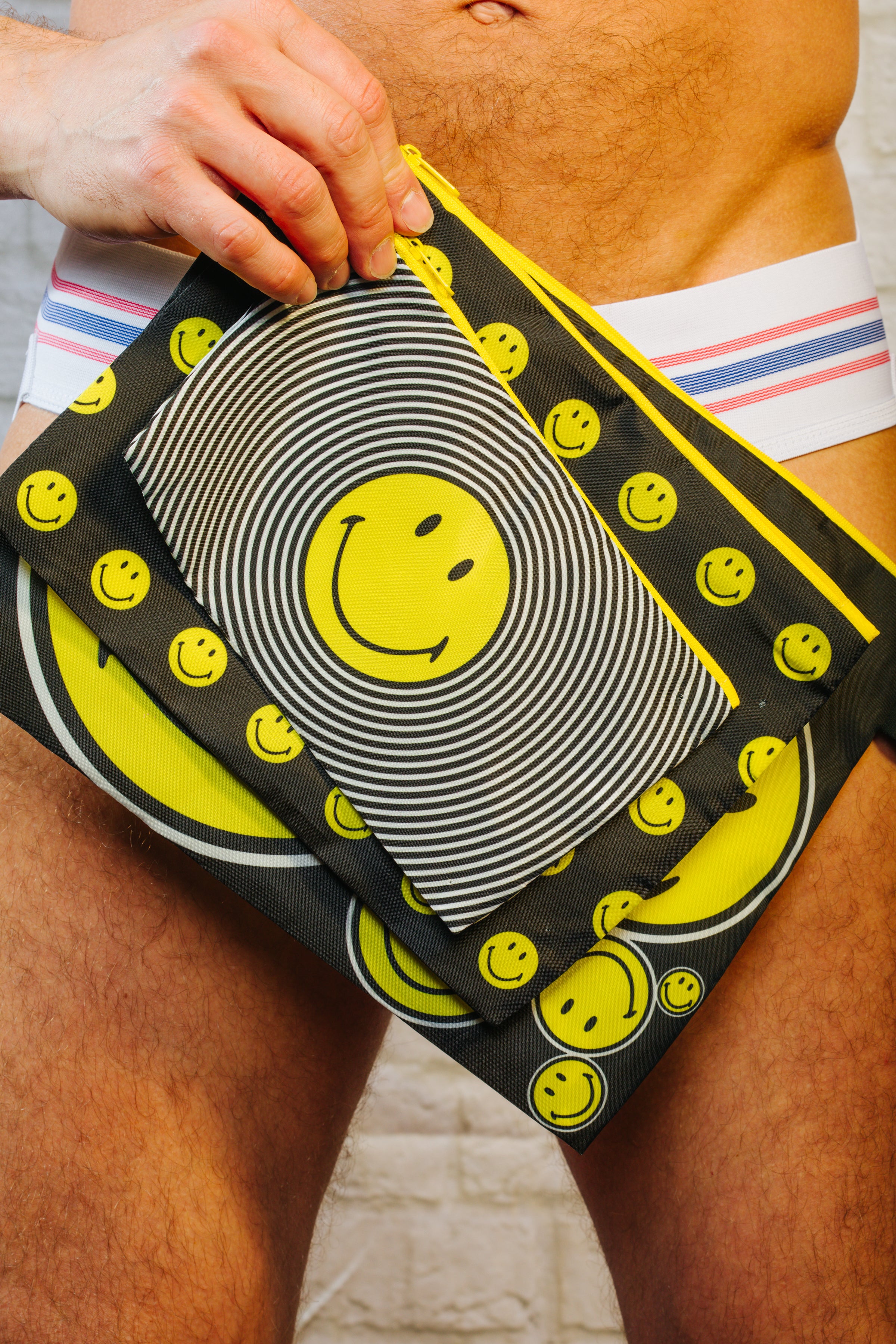 Spiral, Dots, Spots Zip Pockets by LOQI