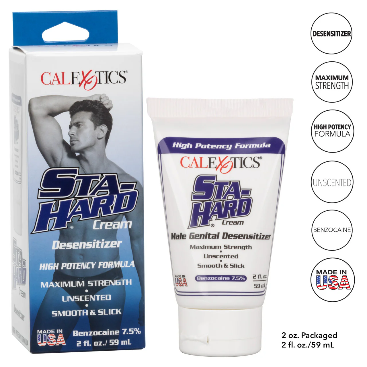 Sta-Hard Cream Male Genital Desensitizer 2oz - Image 5