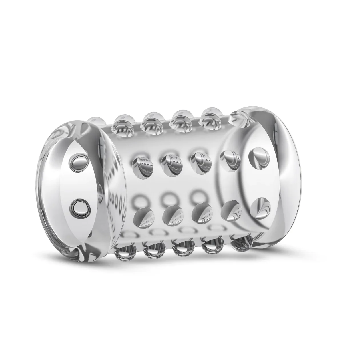 Stay Hard 02 Clear Soft Tickler Studded Penis Sleeve - Image 4