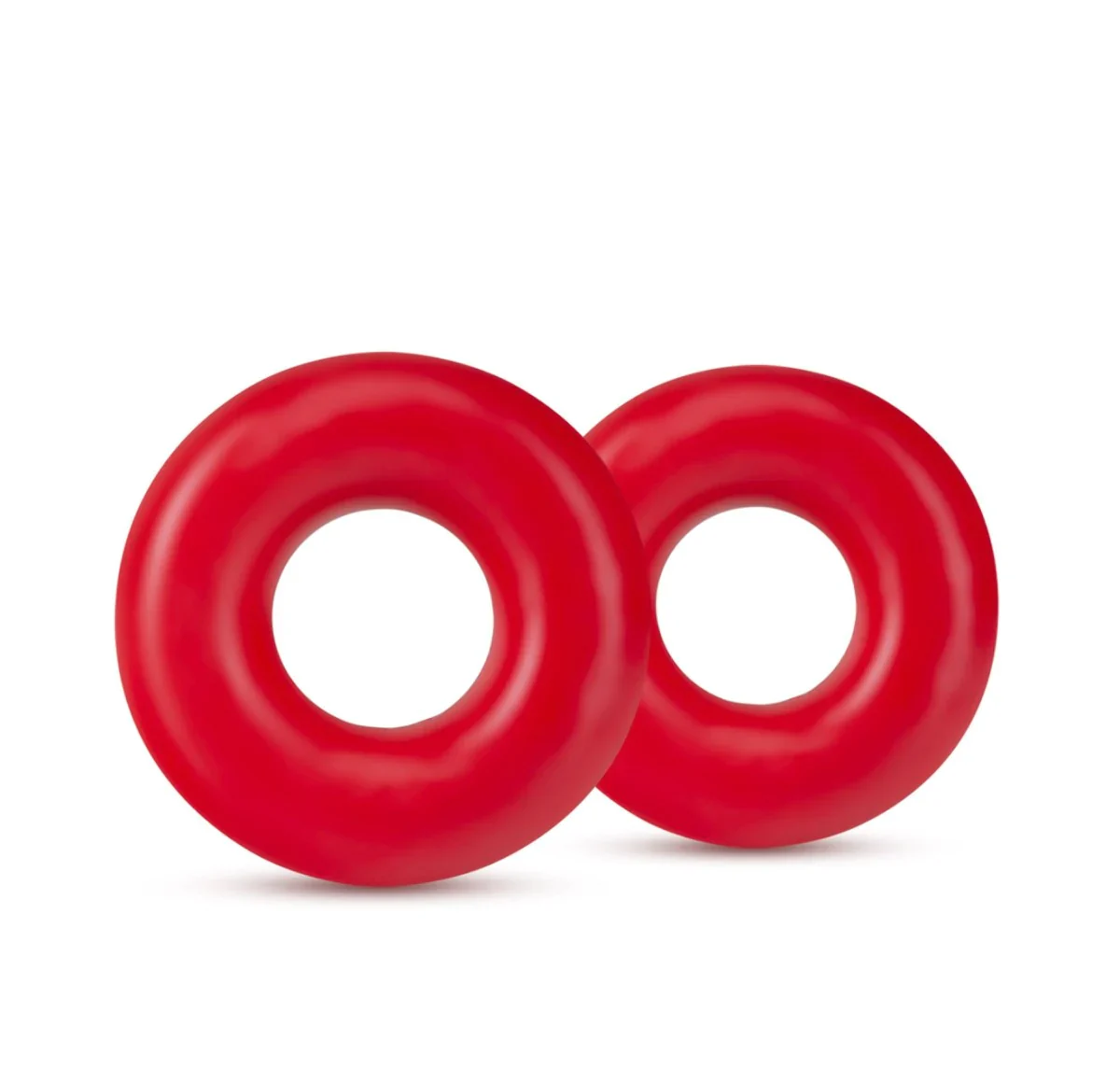 Stay Hard Red Oversized Donut Penis Rings 2-Pack - Image 5