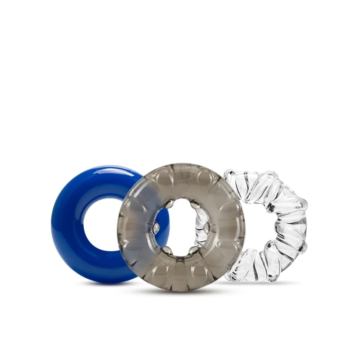 Stay Hard Triple Stretch Penis Rings 3-Pack - Image 4