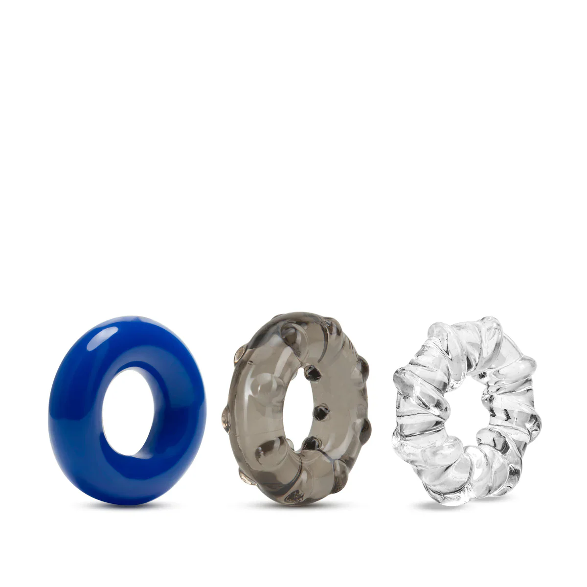 Stay Hard Triple Stretch Penis Rings 3-Pack - Image 5