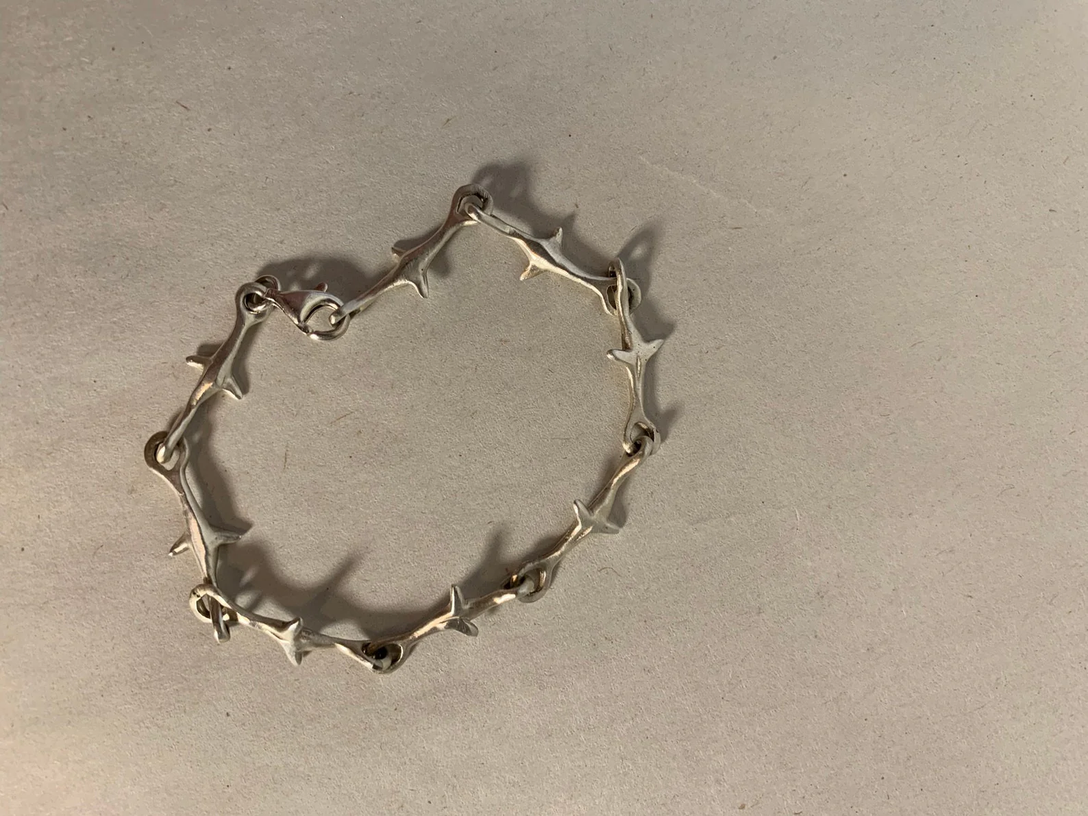 Sterling silver Succulent chain bracelet by Gilty Boy - Image 3