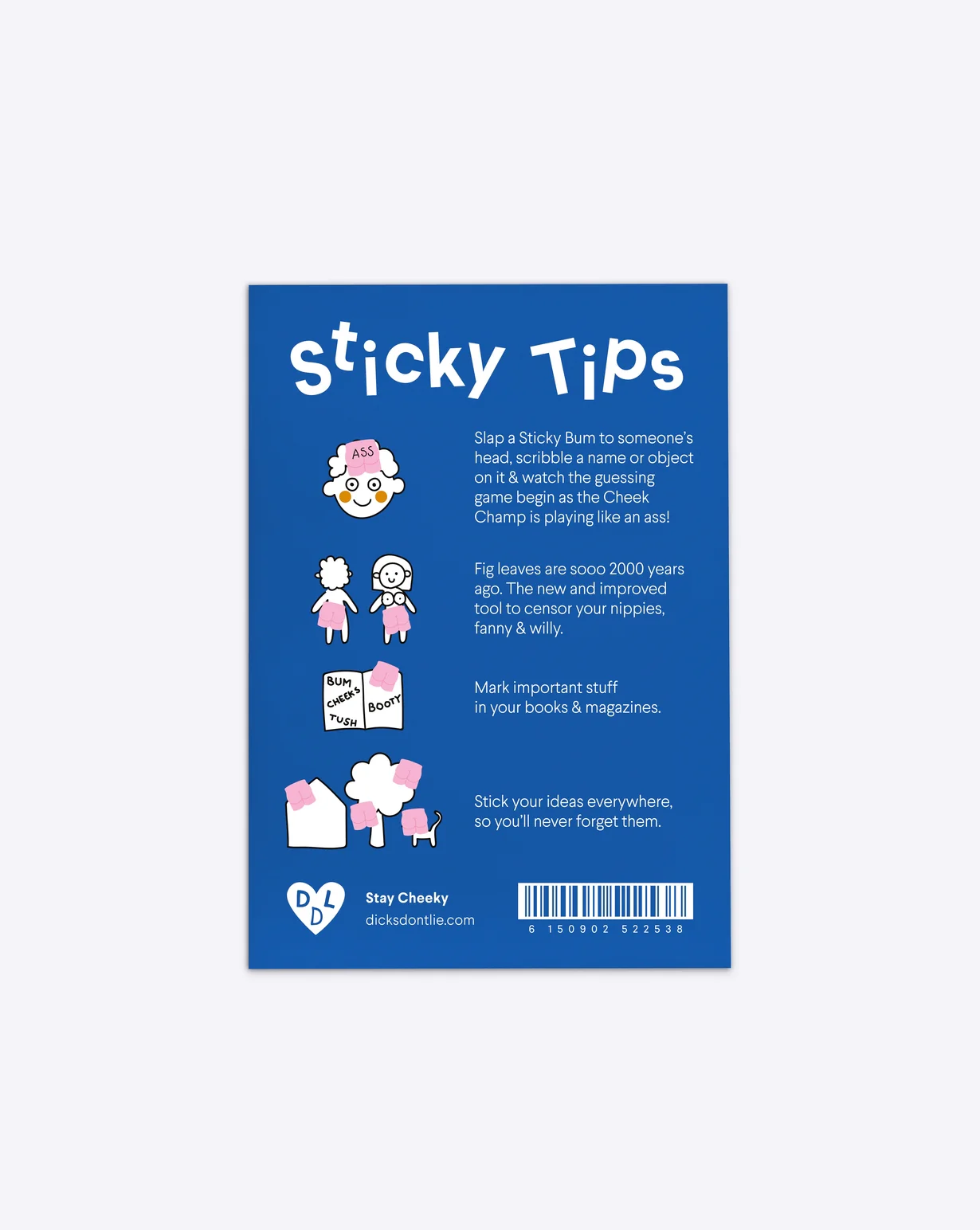 Sticky Bums Memo Notes by Dicks Don't Lie - Image 2