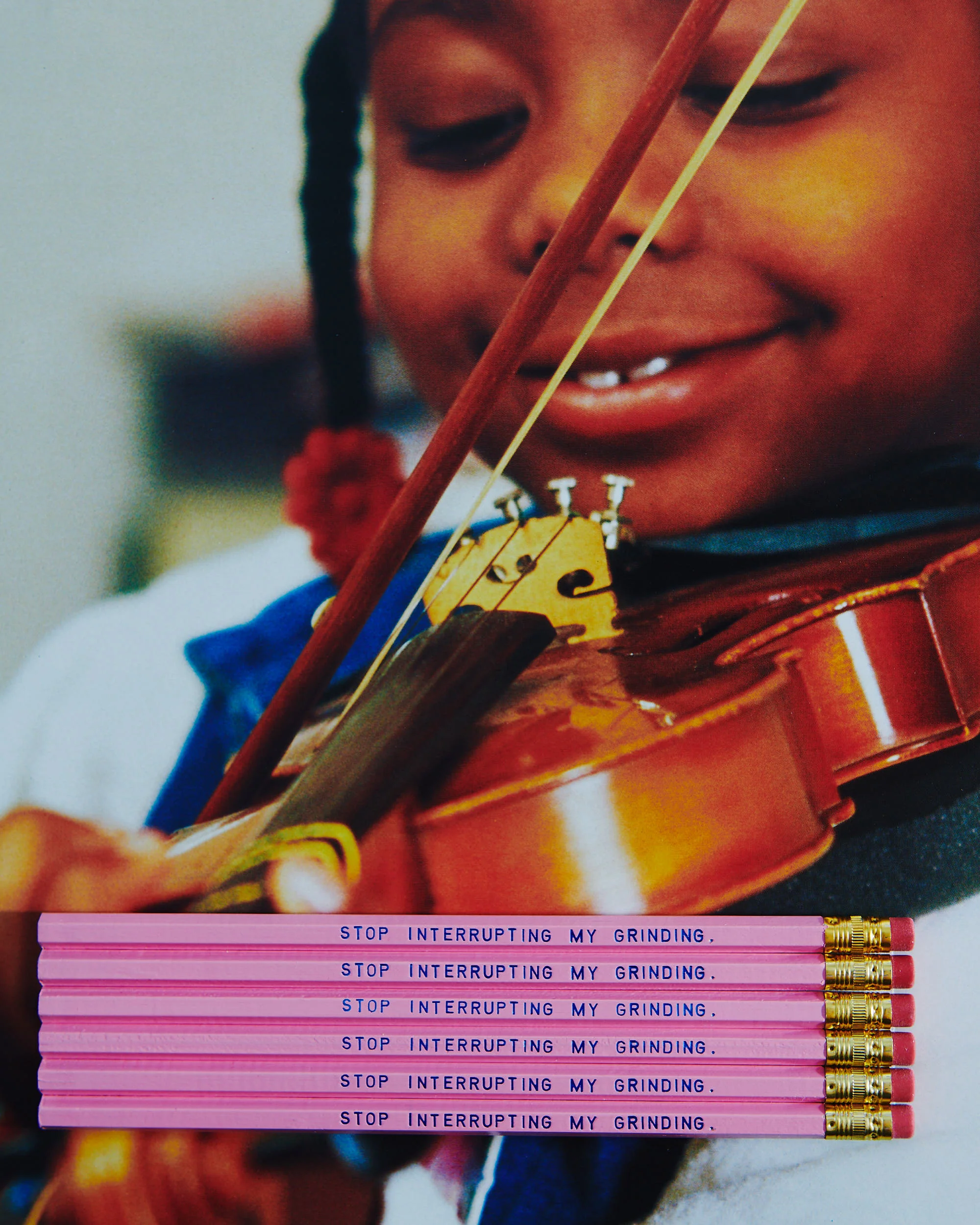 STOP INTERRUPTING MY GRINDING Pencil Set by Rhino Parade - Image 2