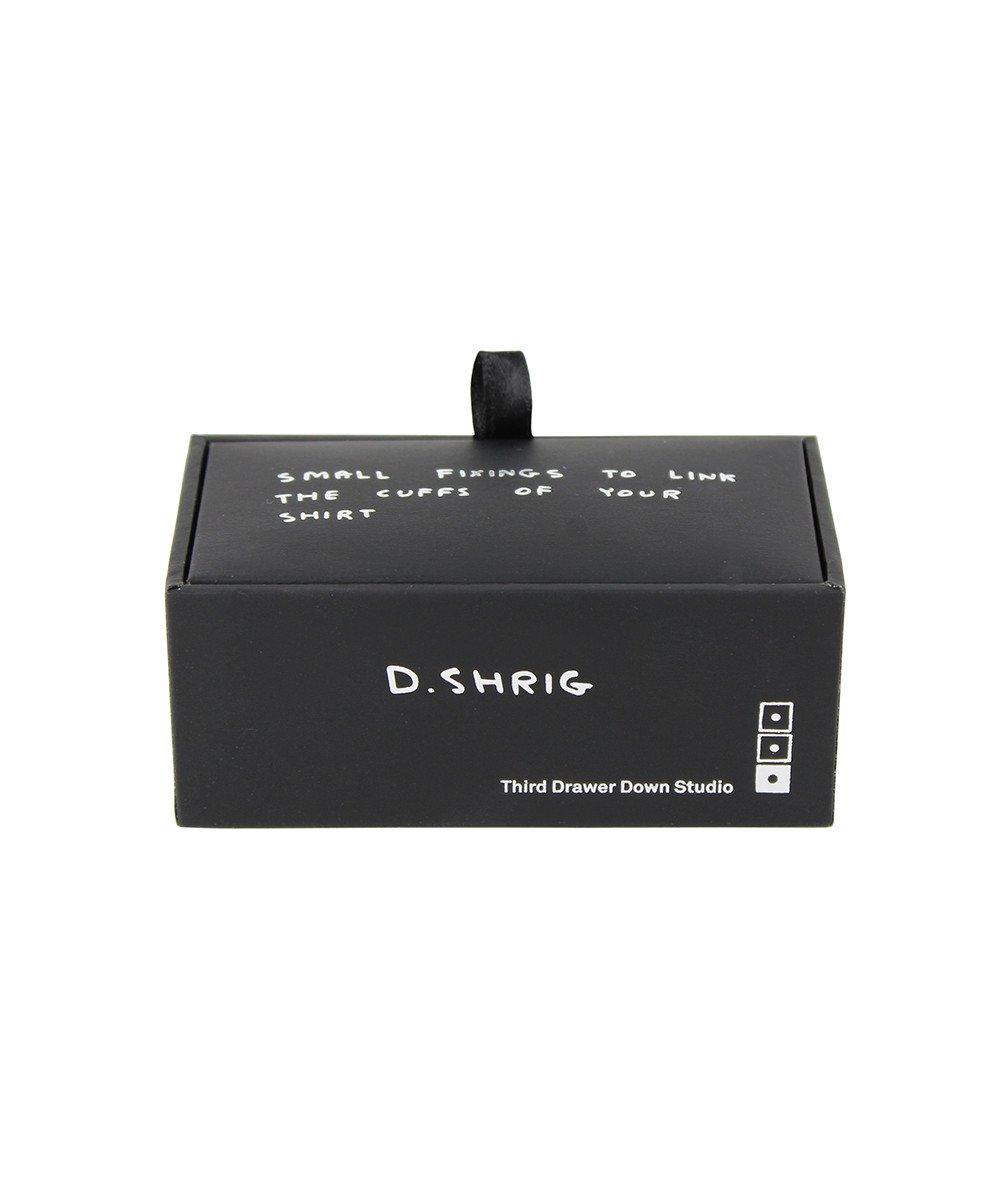 Stop It Cufflinks by David Shrigley x Third Drawer Down - Image 3