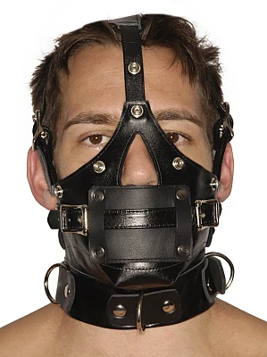 Premium Muzzle with Blindfold and Gags by Strict Leather - Image 7