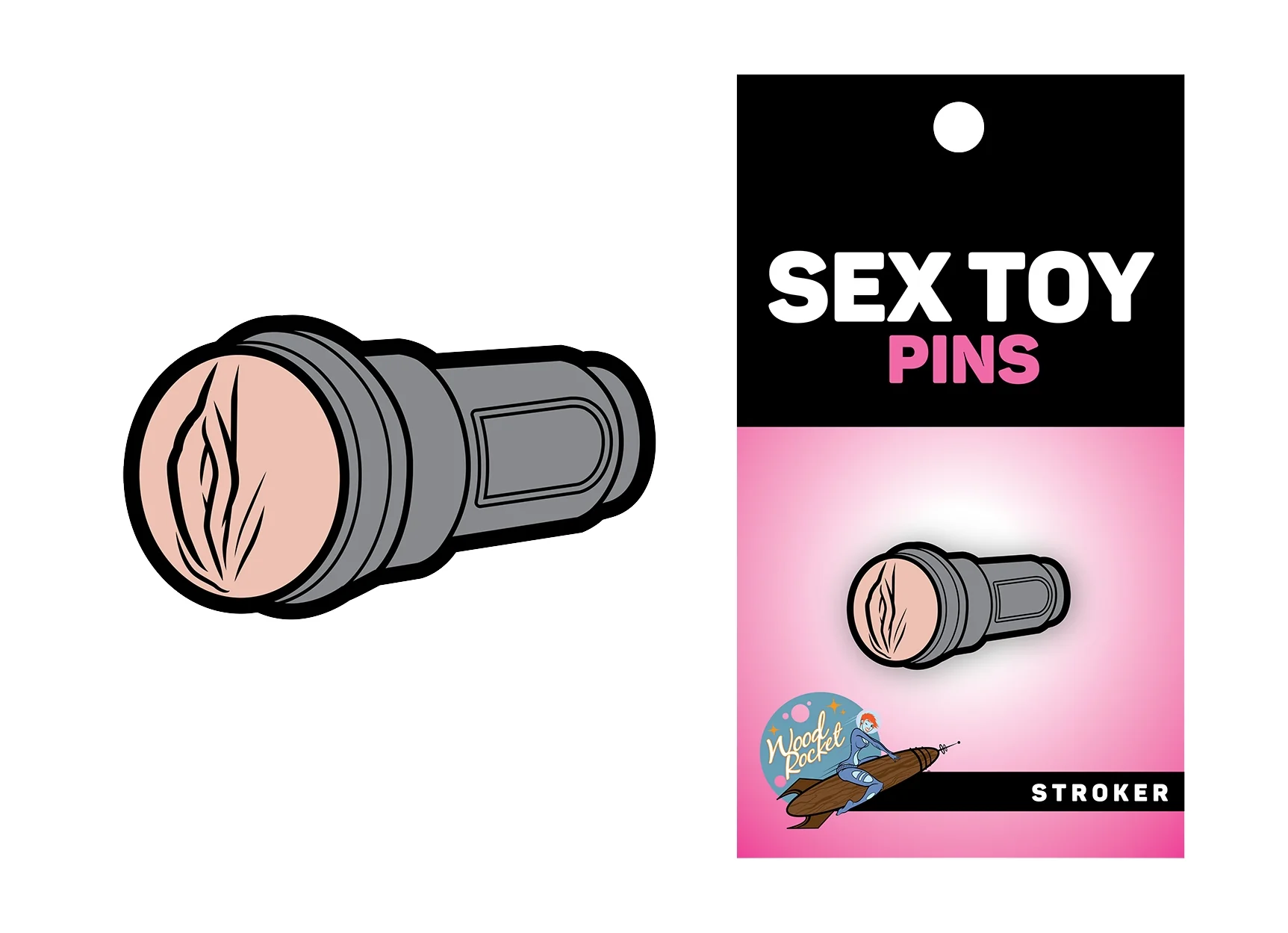 Stroker Enamel Pin - Image 3