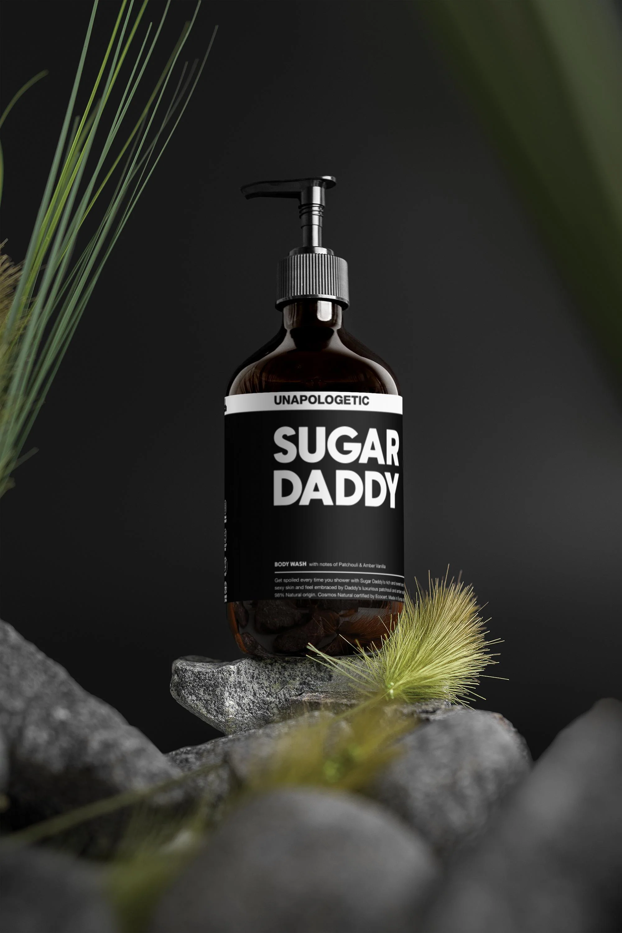 SUGAR DADDY - Patchouli & Amber Vanilla Body Wash - Image 3