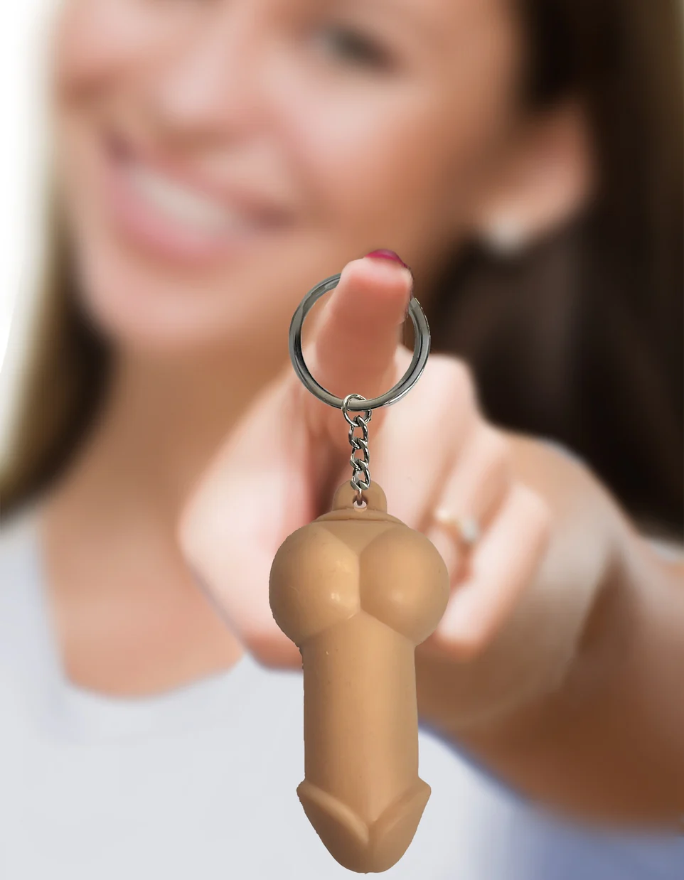 Super Fun Key Chain, Squishy Penis - Image 2
