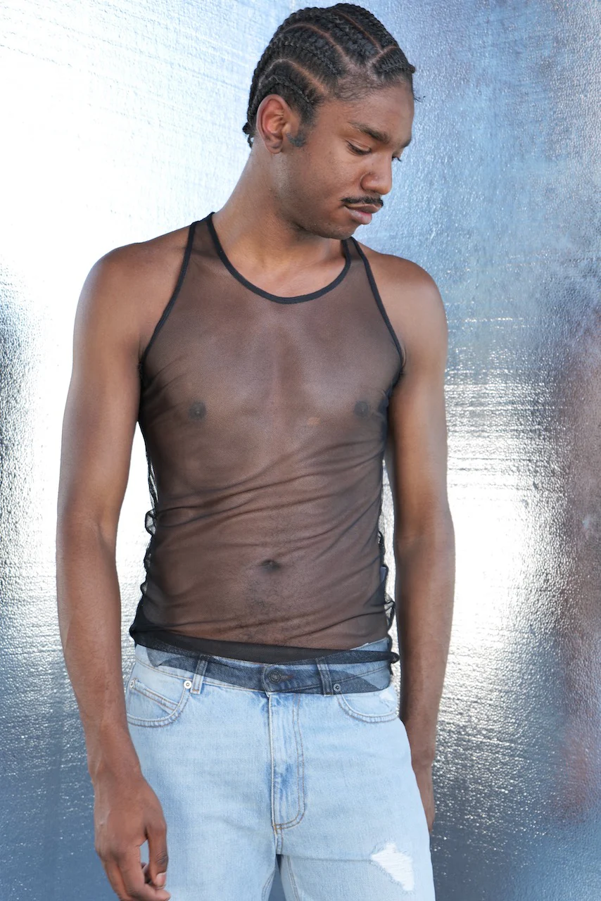 TANK TOP BLACK BY RANDOM IDENTITIES - Image 3