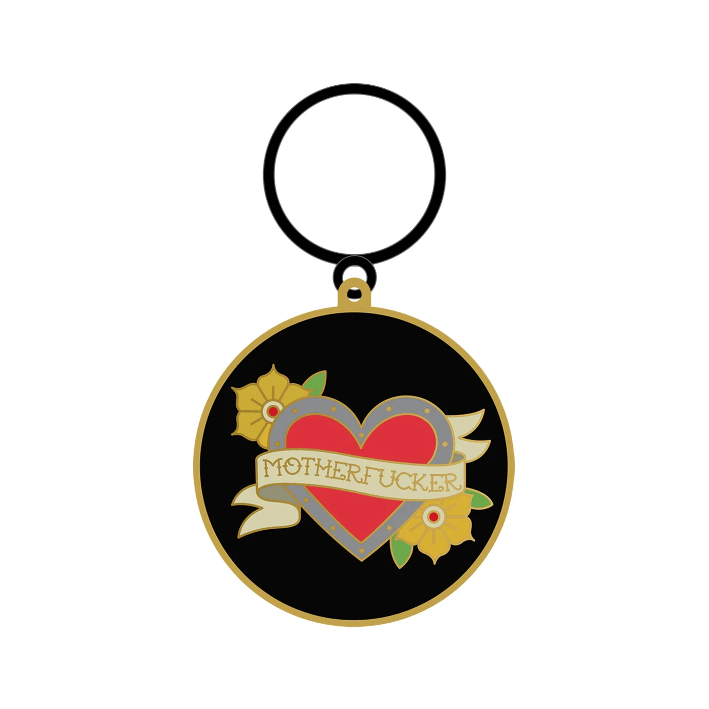Tattoo Heart Motherfucker Keychain - Image 2