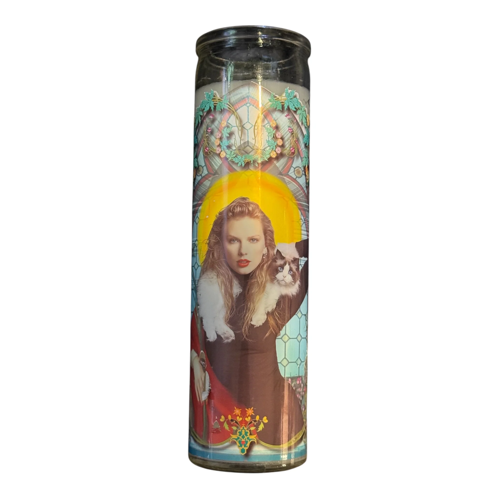 Taylor Swift Celebrity Prayer Candle - Scratched surface / Damaged (Copy)