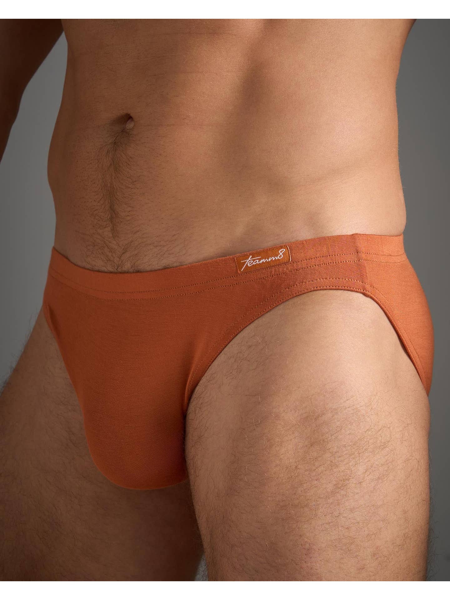 TEAMM8 Body Bamboo Bikini Brief - Burnt Sienna - Image 4
