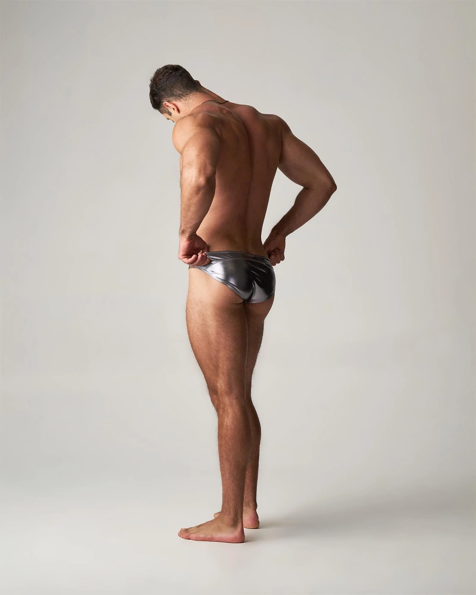 TEAMM8 Chrome Bikini Brief Mercury - Image 3