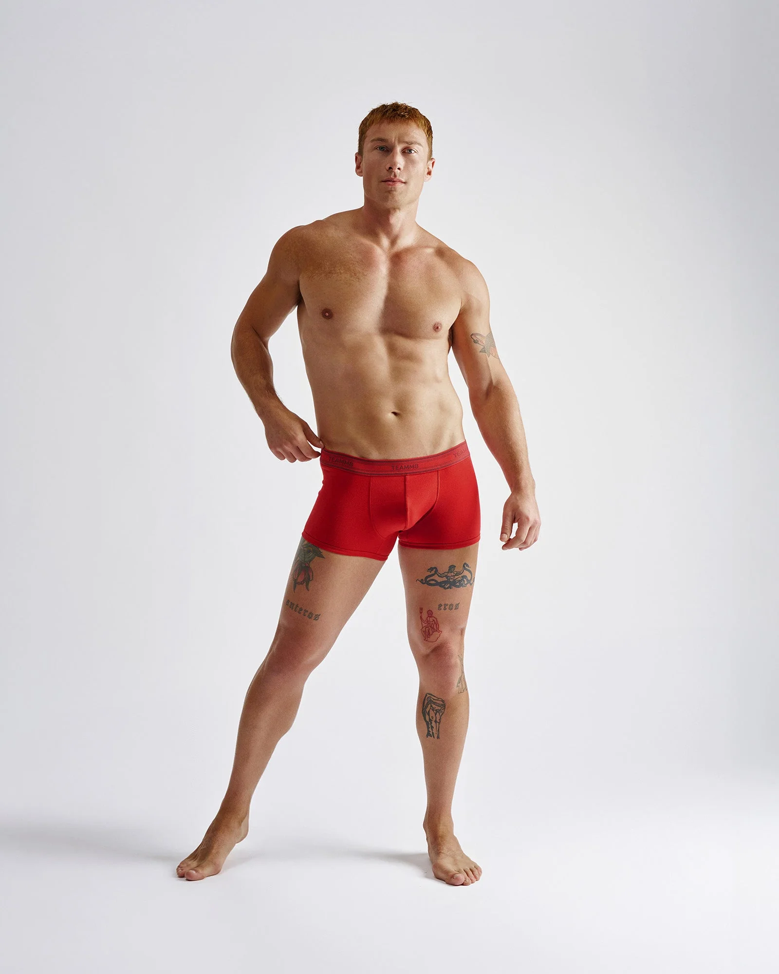 TEAMM8 Cotton Classic Trunk - Crimson - Image 2
