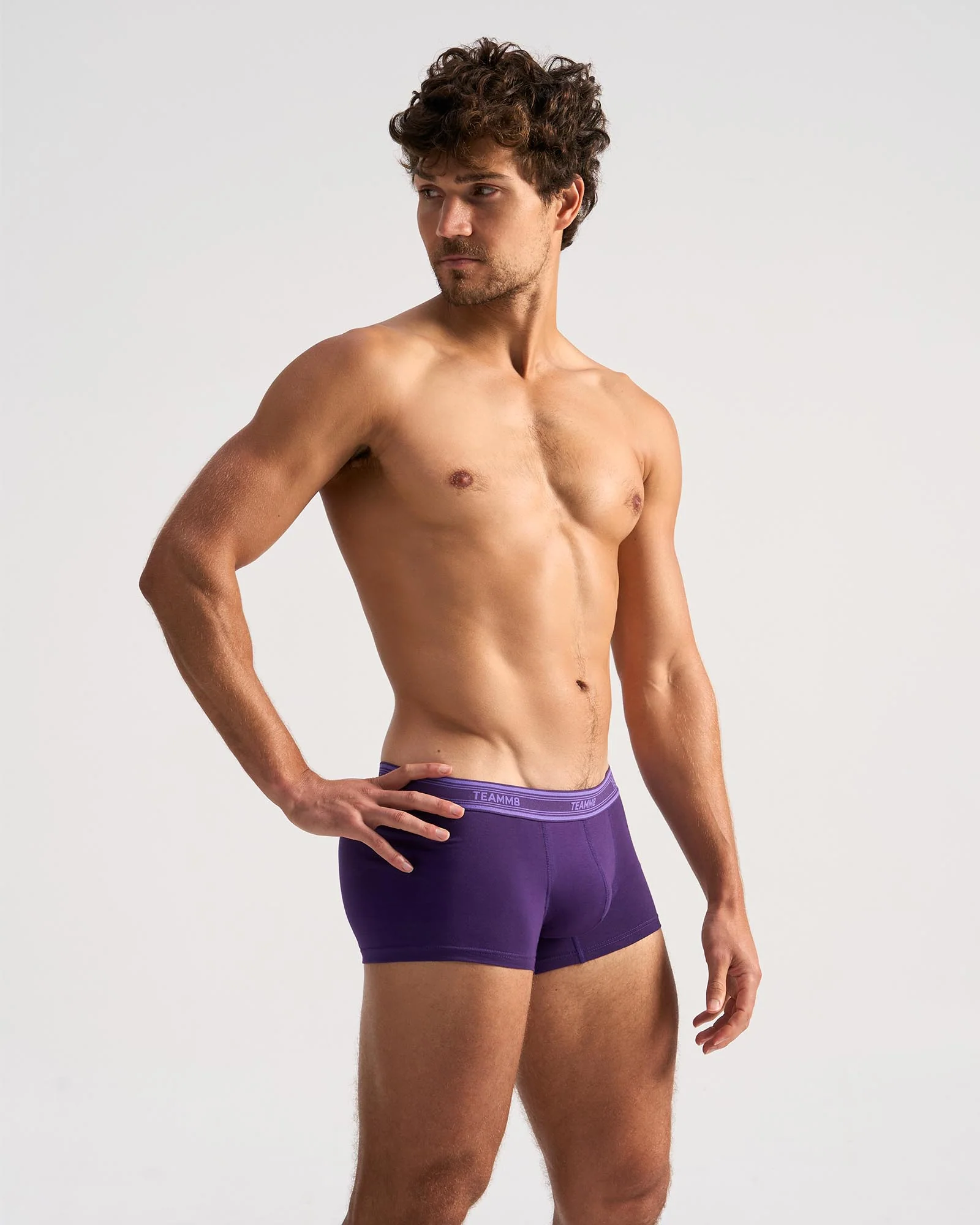 TEAMM8 Cotton Classic Trunk - Violet - Image 2